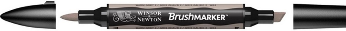 Winsor and Newton BrushMarker Warm Grey 2 WG2 | Brush Markers